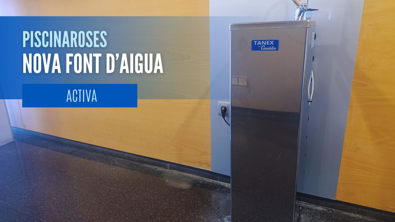 Nueva fuente de agua