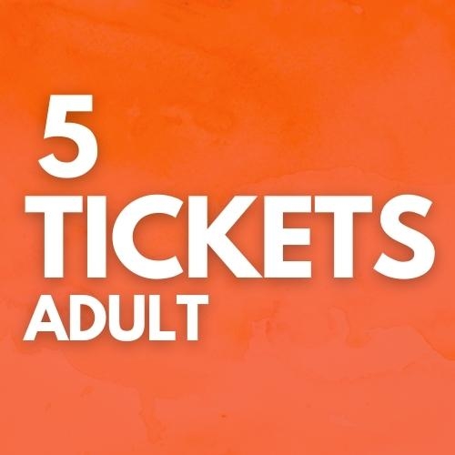 5 entrades adult (18 a 64 anys)